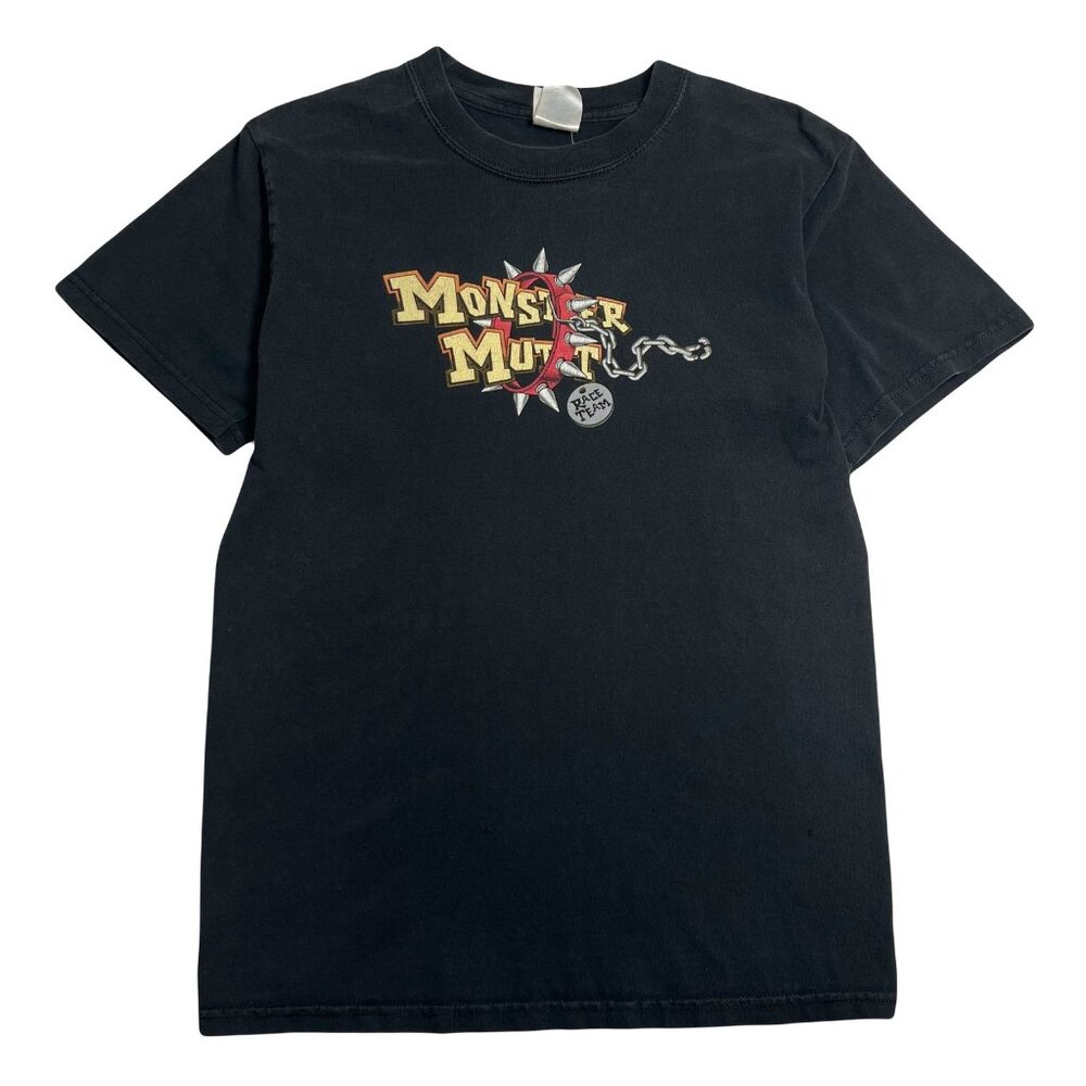 Gildan Black "Monster Mutt" Graphic Tee with Red & Yellow Accents